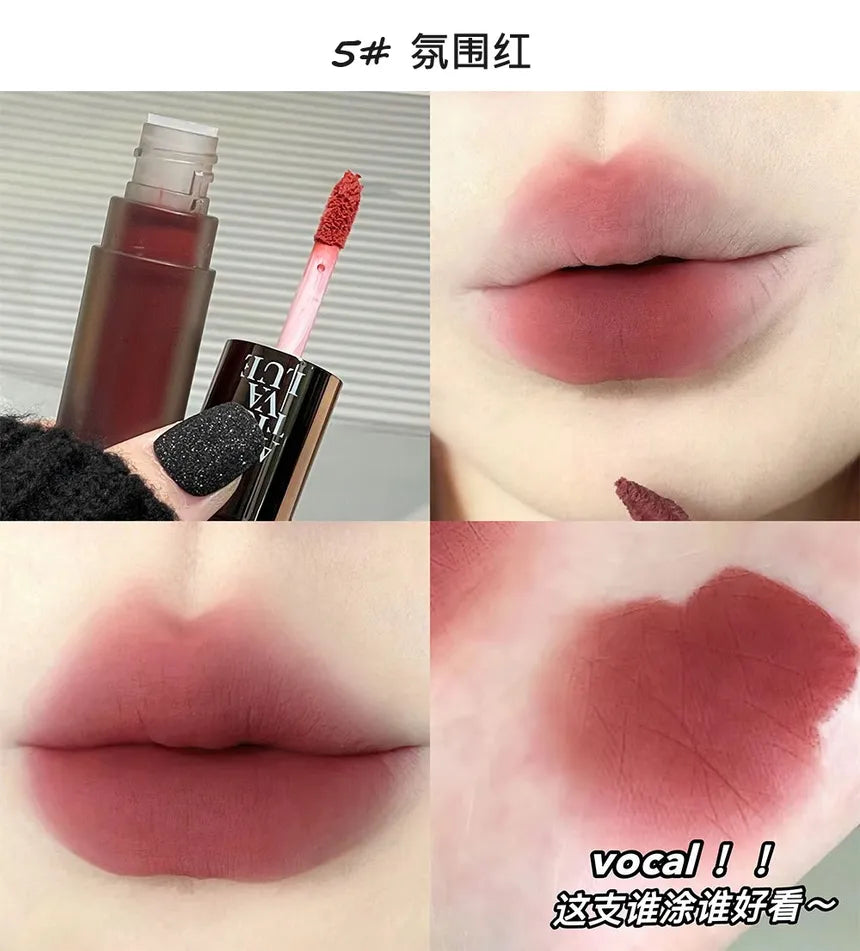 Art Value - Punk Metallic Matte Velvet Lip Mud - Atmosphere Red #5