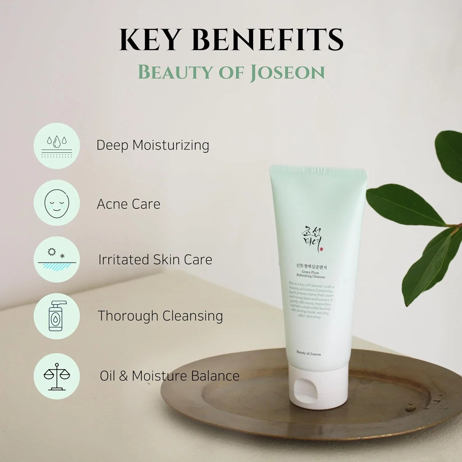 Beauty of Joseon - Green Plum Refreshing Cleanser Gentle Daily