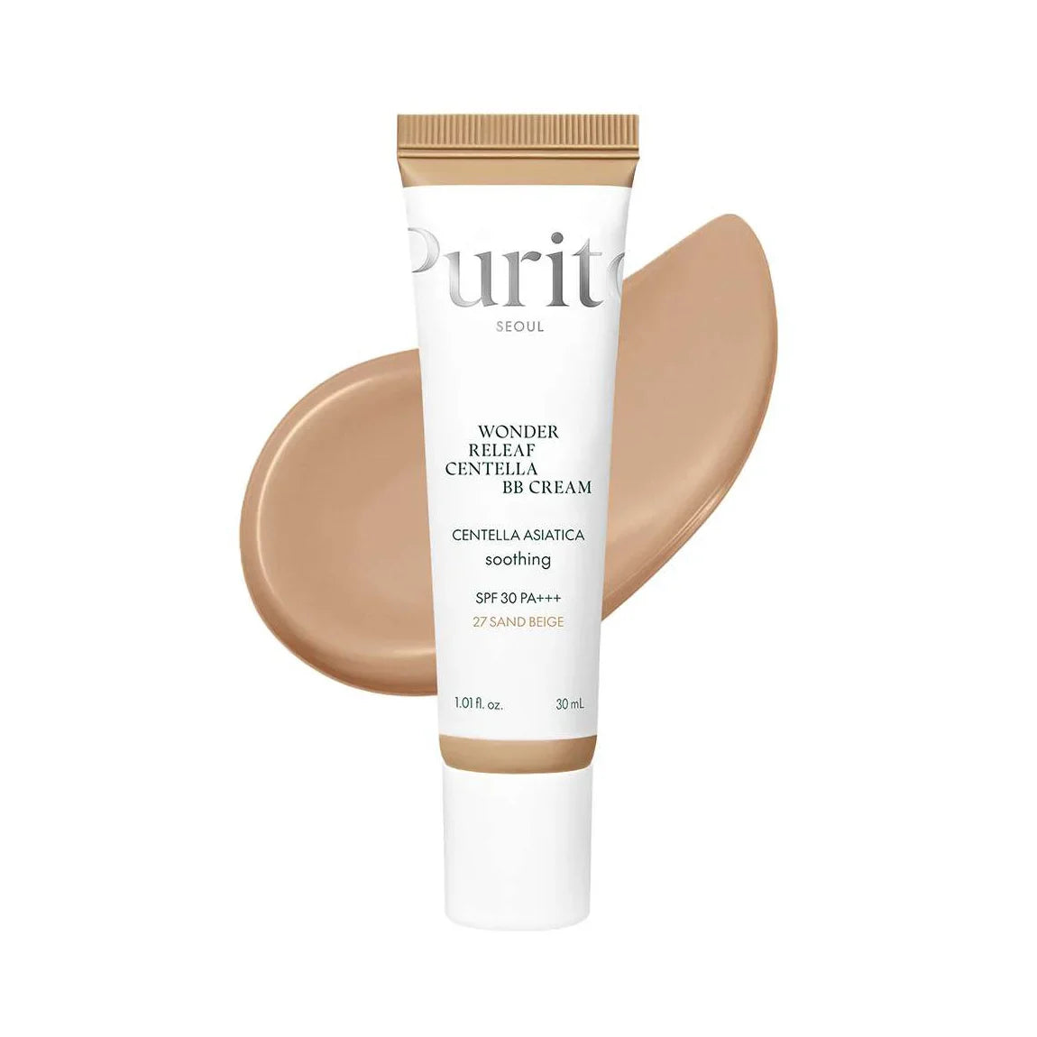 Purito SEOUL - Wonder Releaf Centella BB Cream 30ml - #27 Sand Beige