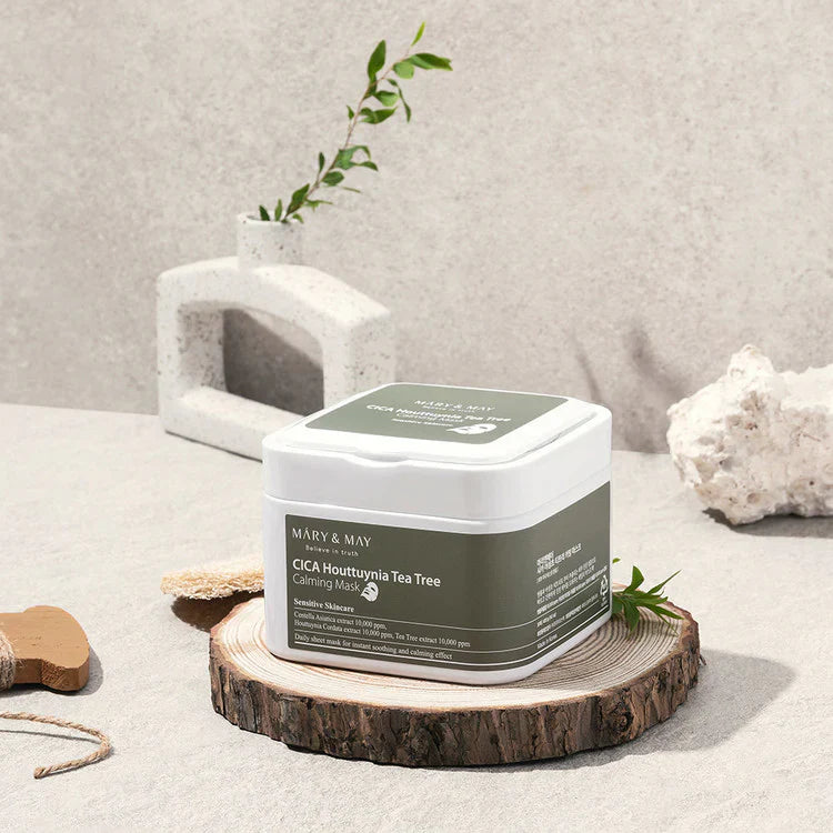 Mary&May - Cica Houttuynia Tea Tree Calming Mask 30/sheets