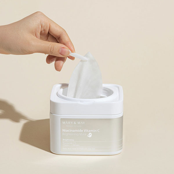 Mary&May - Niacinamide Vitamin C Brightening Mask 30 sheets