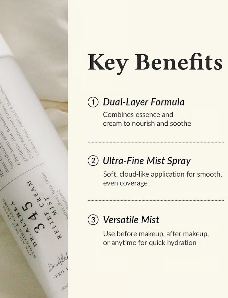 DR.ALTHEA - 345 RELIEF CREAM MIST 100ML