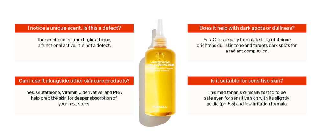 PURCELL - L-Glutathione Vitamin Boosting Toner 150ml