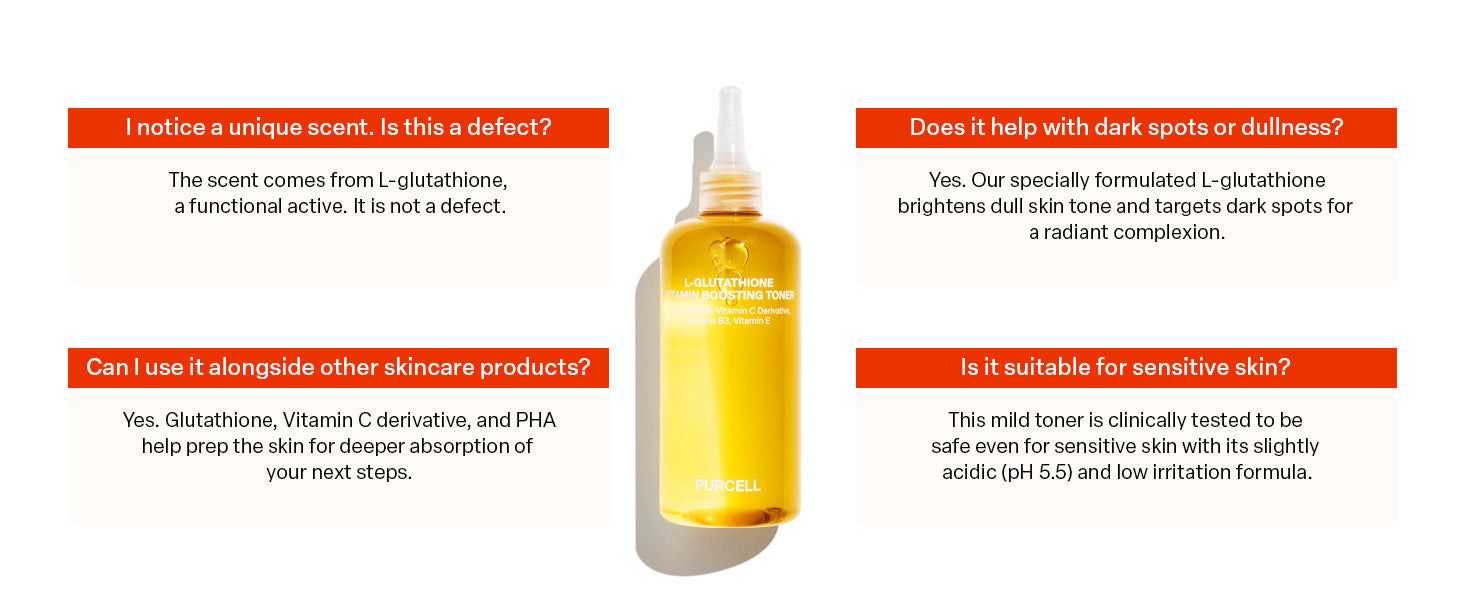 PURCELL - L-Glutathione Vitamin Boosting Toner 150ml