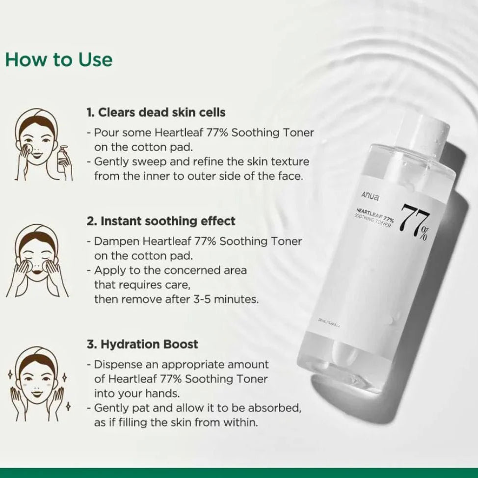 Anua - Heartleaf 77 Soothing Toner 200ml