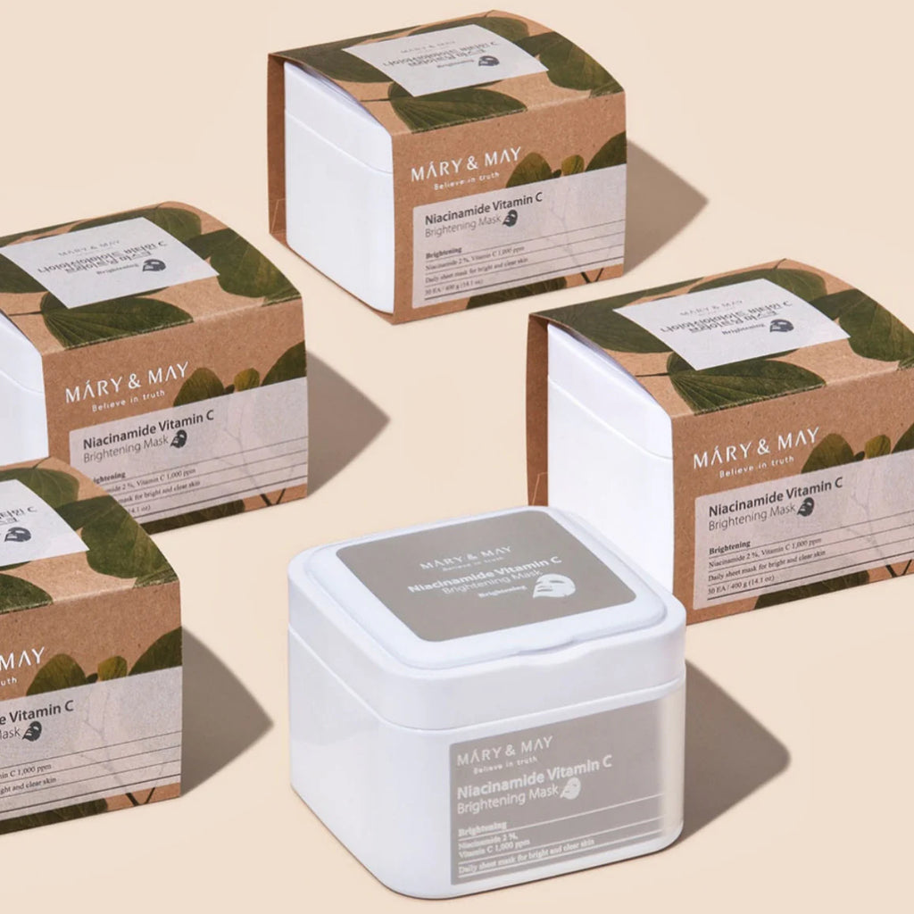 Mary&May - Niacinamide Vitamin C Brightening Mask 30 sheets