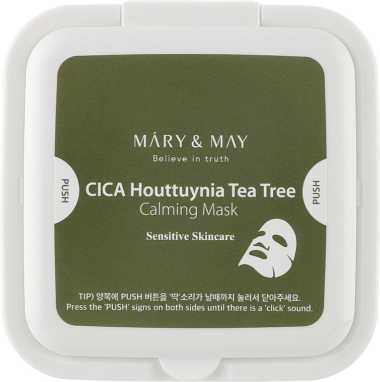 Mary&May - Cica Houttuynia Tea Tree Calming Mask 30/sheets